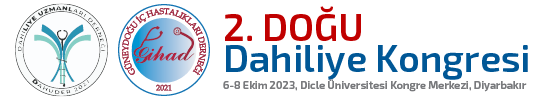2. Doğu Dahiliye Kongresi - 6-8 Ekim 2023, Diyarbakır